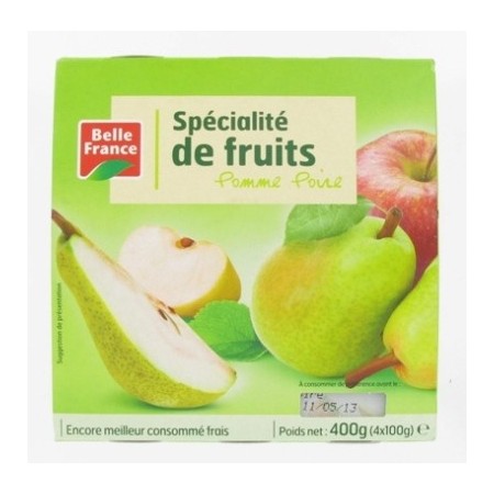 Specialite de fruits pomme poire